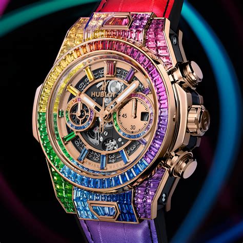 hublot colorful watch